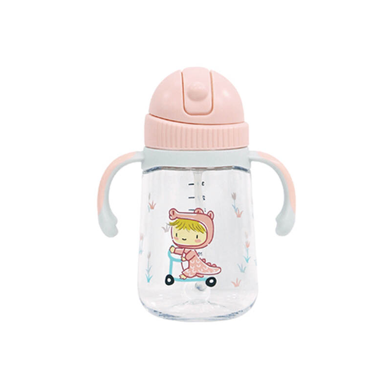 Bình Nước Trẻ Em Bằng Nhựa Tritan 350ml - Màu Hồng - LocknLock - ABF681PIK, , large image number null